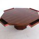 Octagonal dining ore conference table with drawers