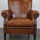 Correct and comfortable sheep leather armchair/armchair with a beautiful finish