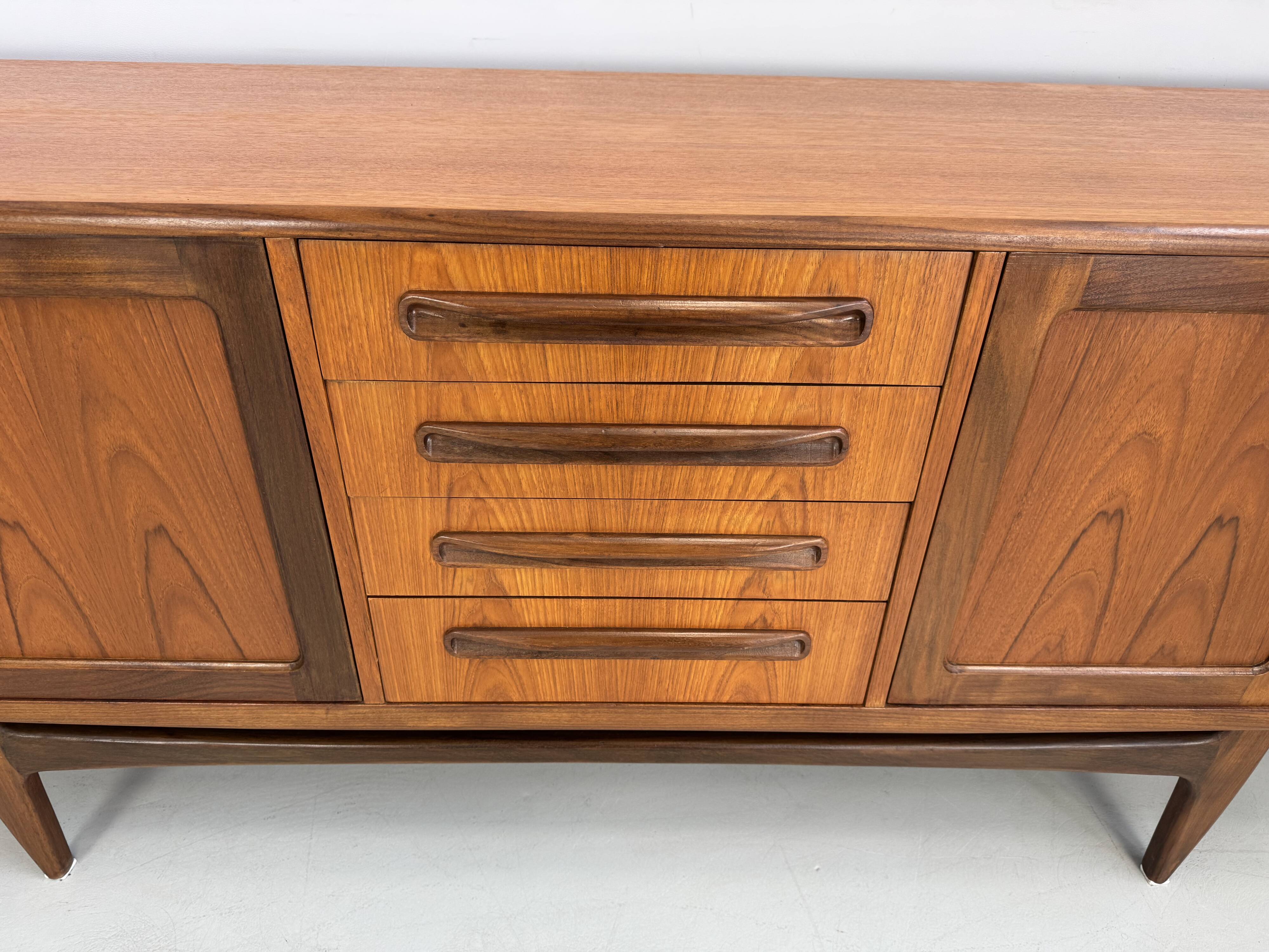 Vintage "Fresco" sideboard by G-Plan, design by V. Wilkins, from the 1960s.
