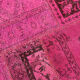5x8 Pink Vintage Patchwork Rug 242x164Cm