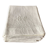 Serviettes de toilette avec monogramme