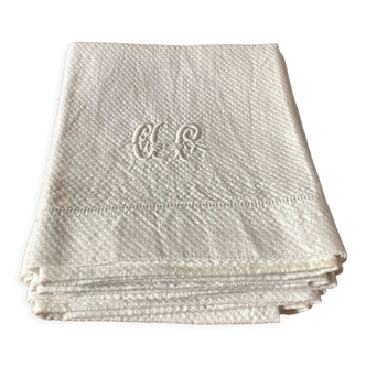 Towels with monogram