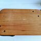 Old cutting board log wood deco metal