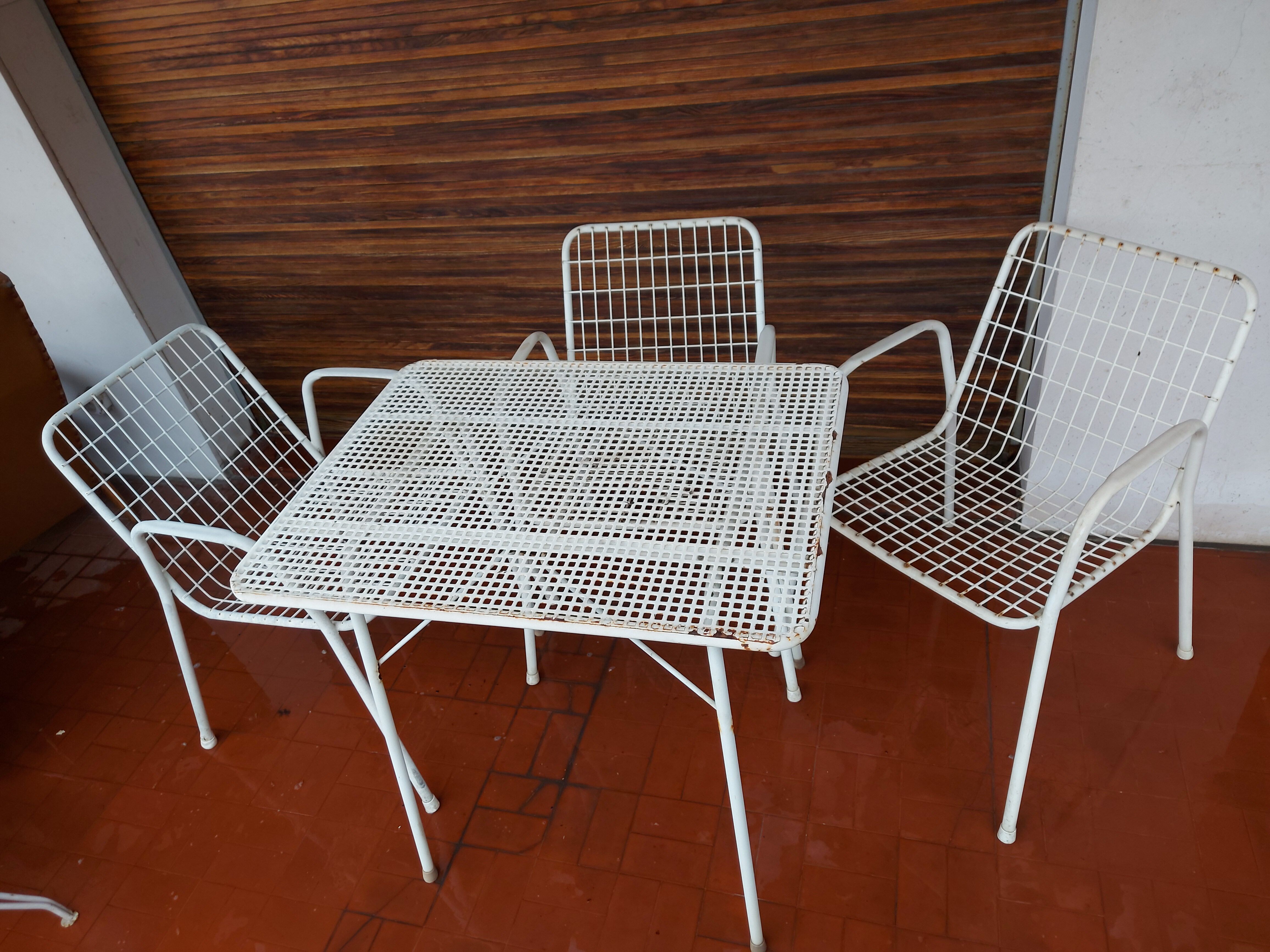 Set of 3 chairs and garden table Emu , Model Rio