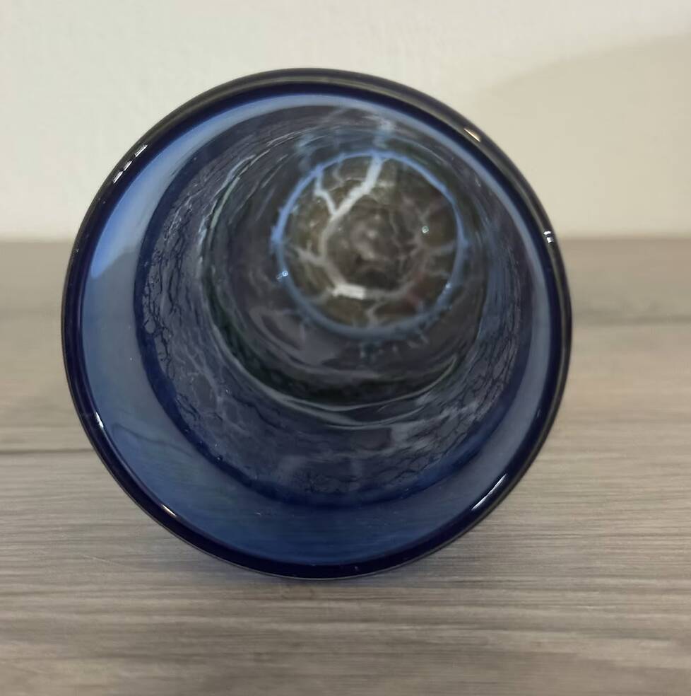 Paire de lunettes Ryukyu — Verre Awa craquelé, four Inamine, Okinawa