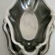 Patinated stainless steel sauceboat
