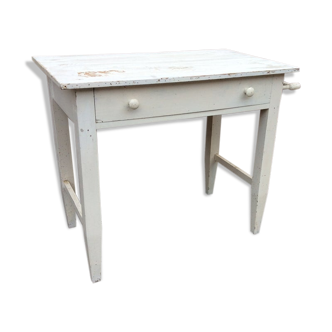 Table de ferme vintage 1940 sapin