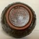 Empty raku ceramic pocket signed De Gheus