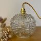 Baladeuse globe vintage en verre moulé