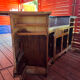 1950s bar in oak and Formica