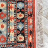 Vintage silk and cotton carpets
