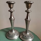 Pair of candle holders