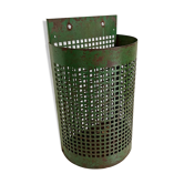 Metal basket of public garden
