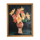 Table bouquet of yellow flowers