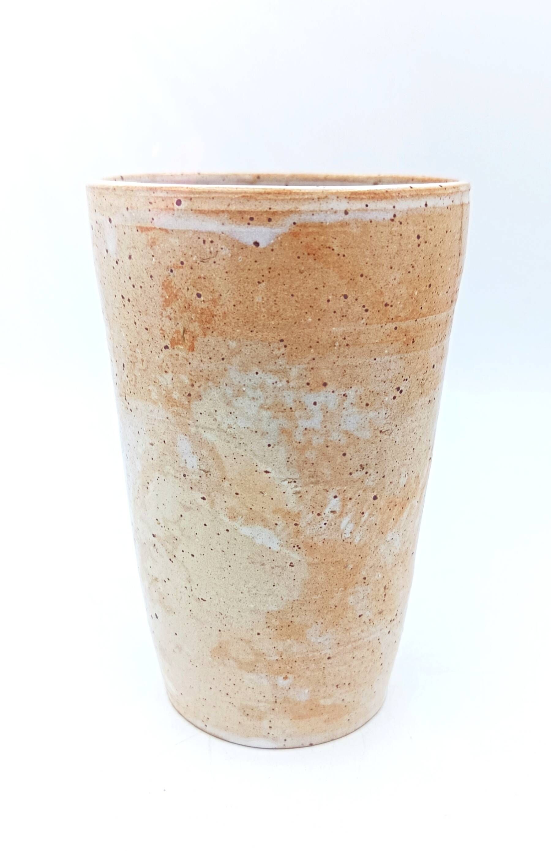 Guilloché stoneware vase Lion – Carriès school