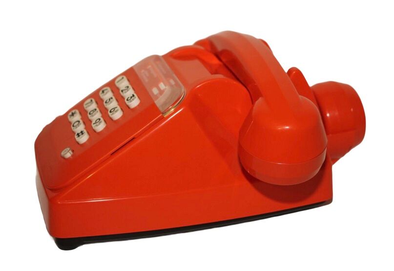 Orange socotel key phone - vintage 1980