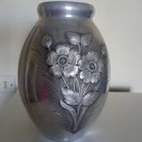 Aliometal Artistic Edition Irman - Relief Flower Vase - Aluminum