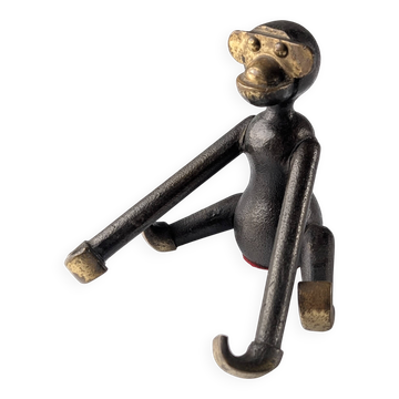Kay Bojesen mid-century monkey, rare bronze version, Denmark, 1950s