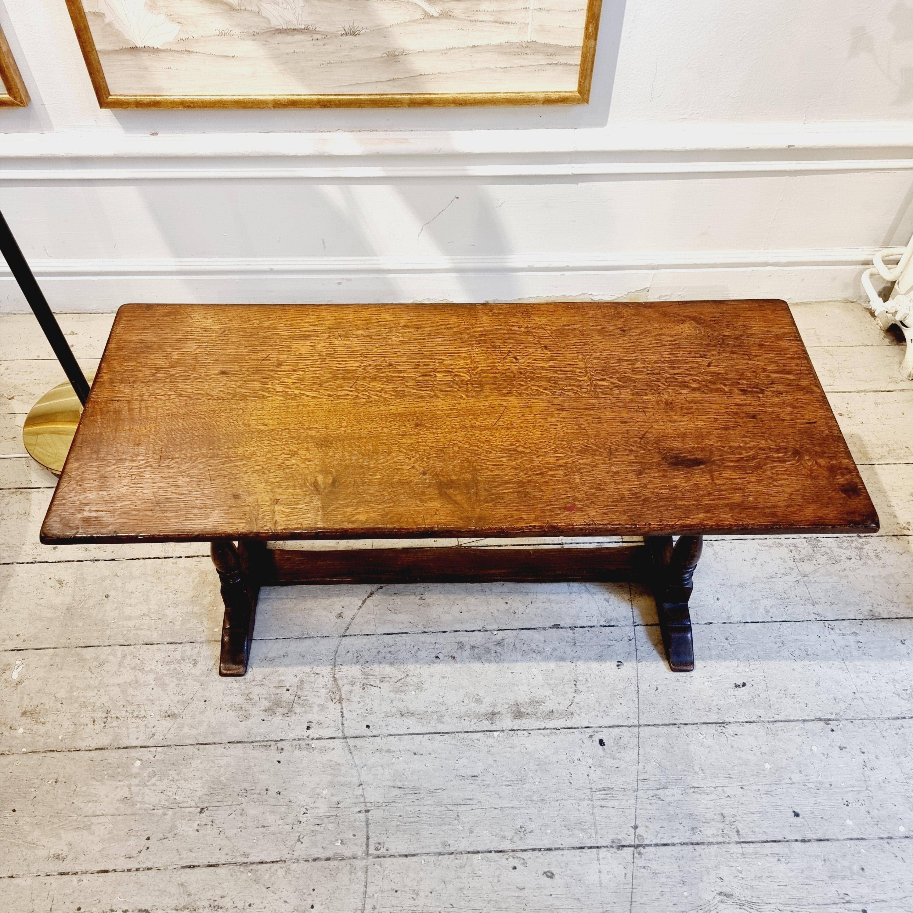 Nordiska Kompaniet coffee table, made in England for NK, mid-1900s.