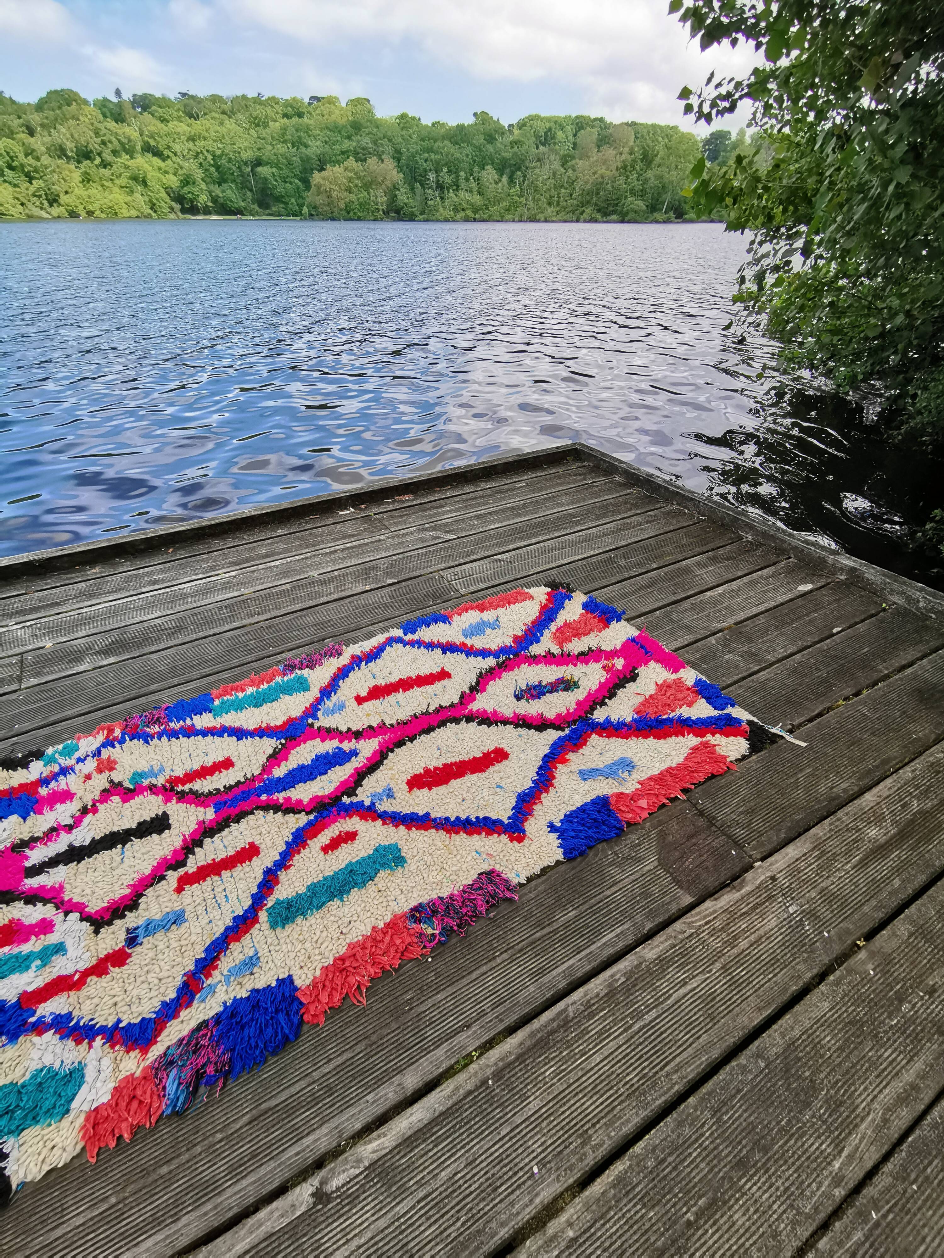 Berber rug Azilal 140x75 cm