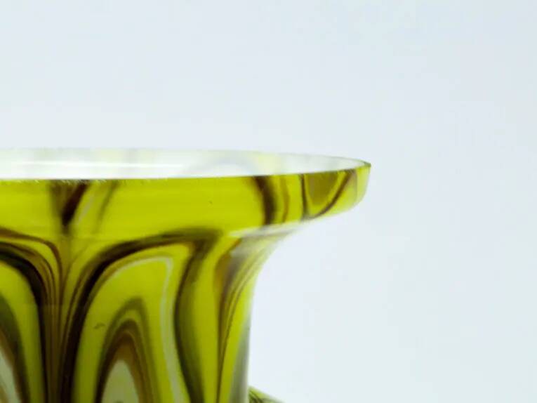 Art Deco vase, glass, Czechoslovakia, 1930s