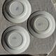 Set of 3 blue plates from Gien pottery, Fleurette model, D22.5.