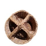 Wicker kitchen storage basket