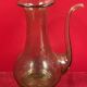 Design decanter, pourer in glassware of biot green vintage glass