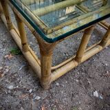 Table basse rotin