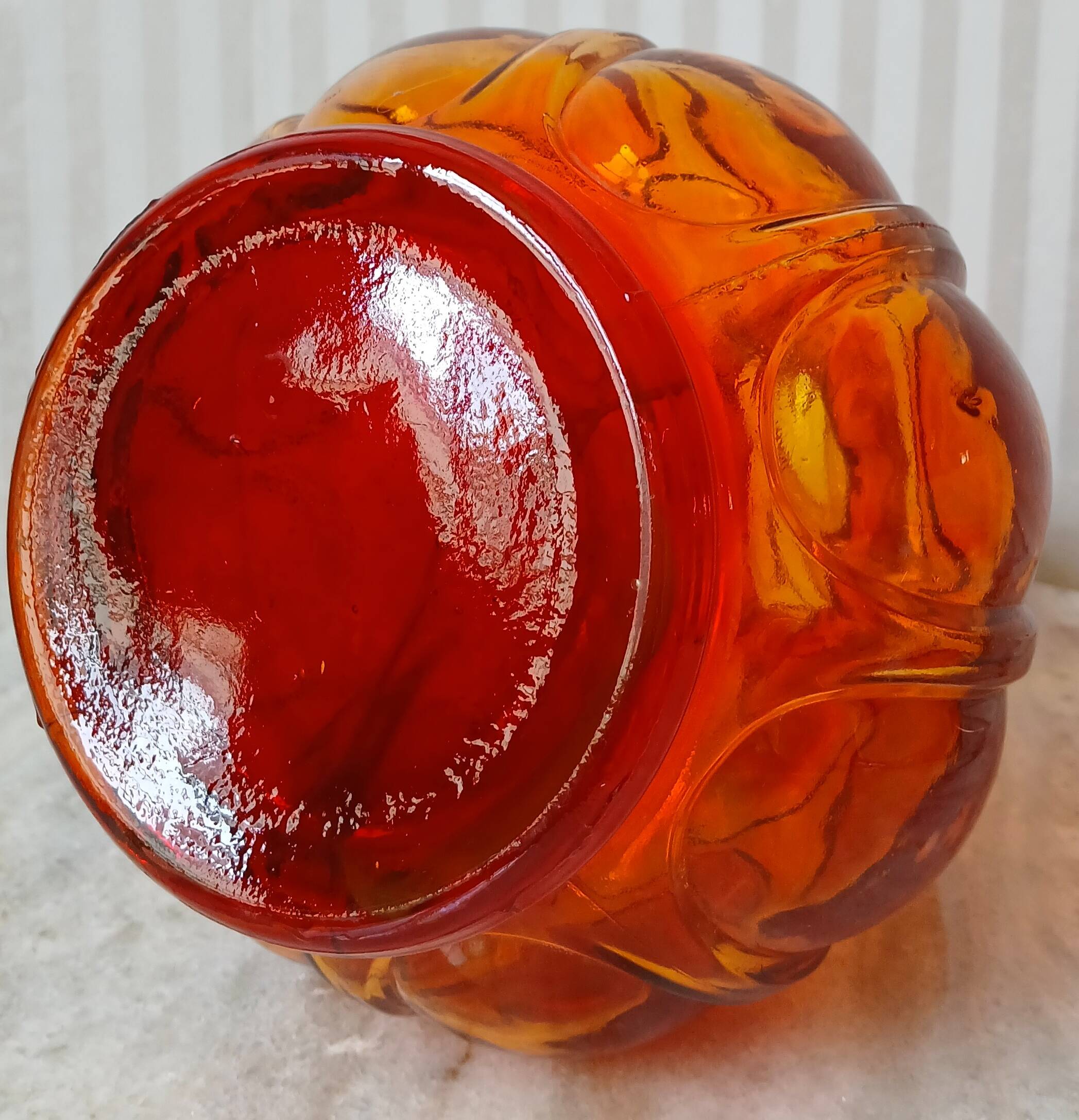 Empoli orange carafe