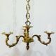 3-Light Bronze Chandelier