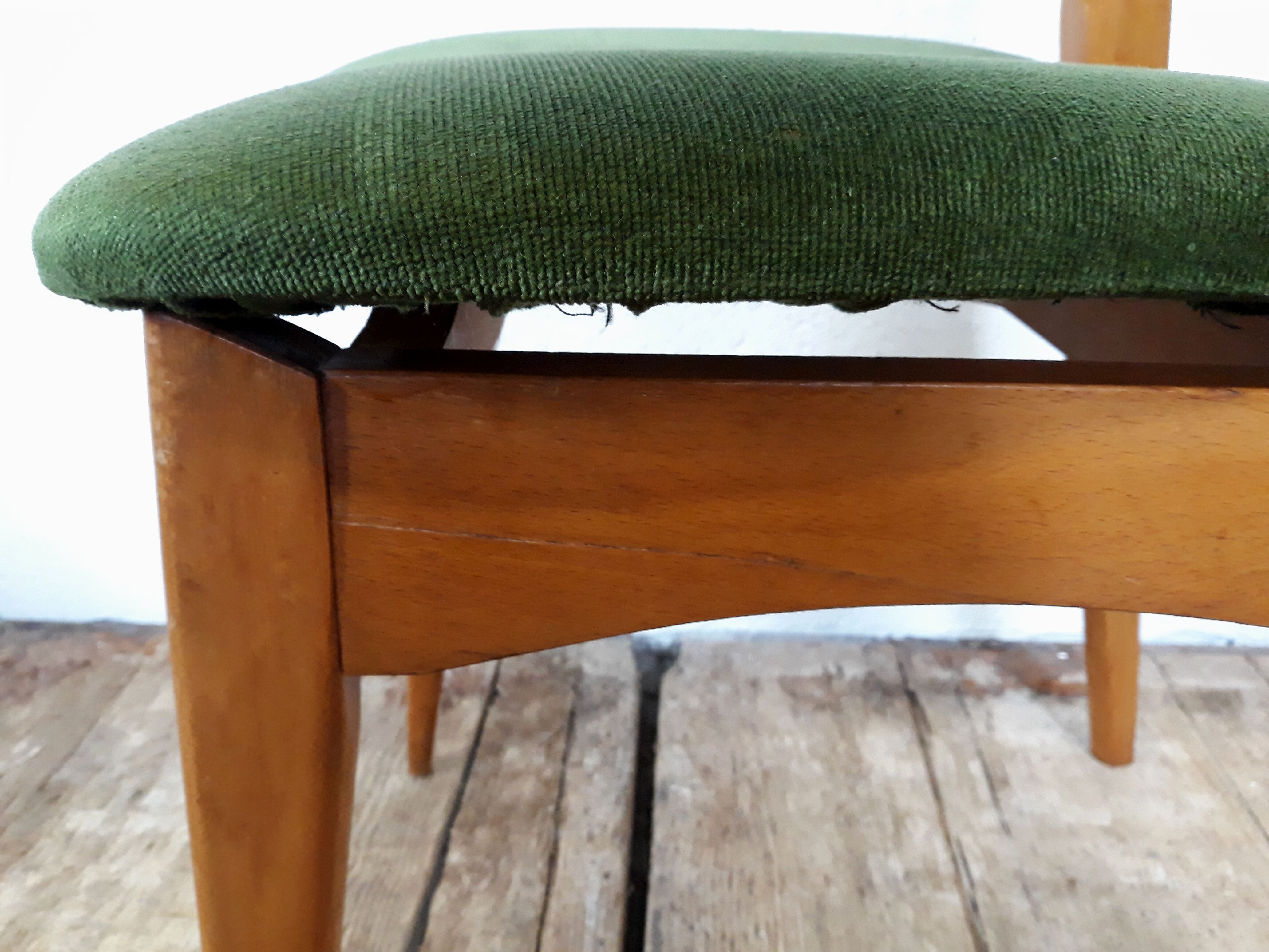 Set de 6 chaises vintage style scandinave