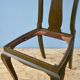 Chaise Queen Anne en chêne massif - début du XXe siècle