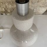 Crackle-effect ceramic lamp – 1970s