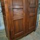 18th-century French antique cherry wood wardrobe – Rustic sideboard
