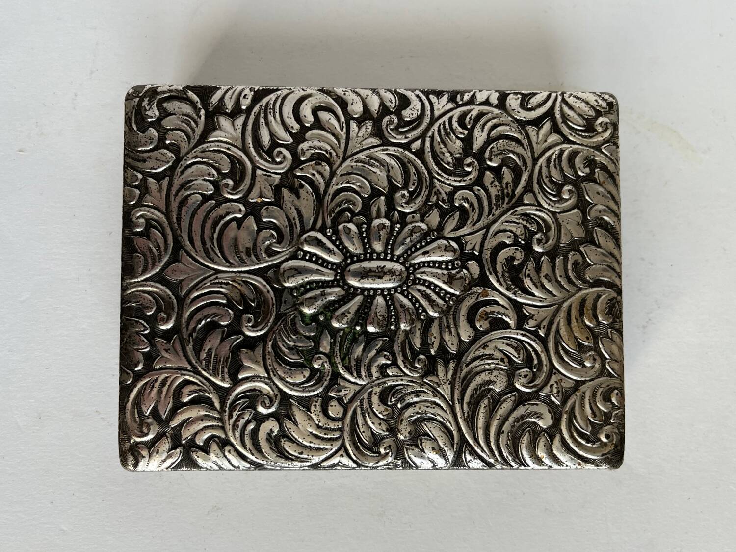 Silver metal box