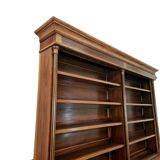 Grand cabinet d’apothicaire en acajou ancien, armoire de pharmacie Art Déco, bibliothèque