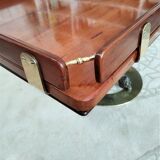 Marine bass table in solid mahogany