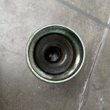 Brutalist studio pottery vase in East German style from the mid-century by Kerstin & Ralf Unterstab for Kunsttöpferei Unterstab KTU, 1960s.