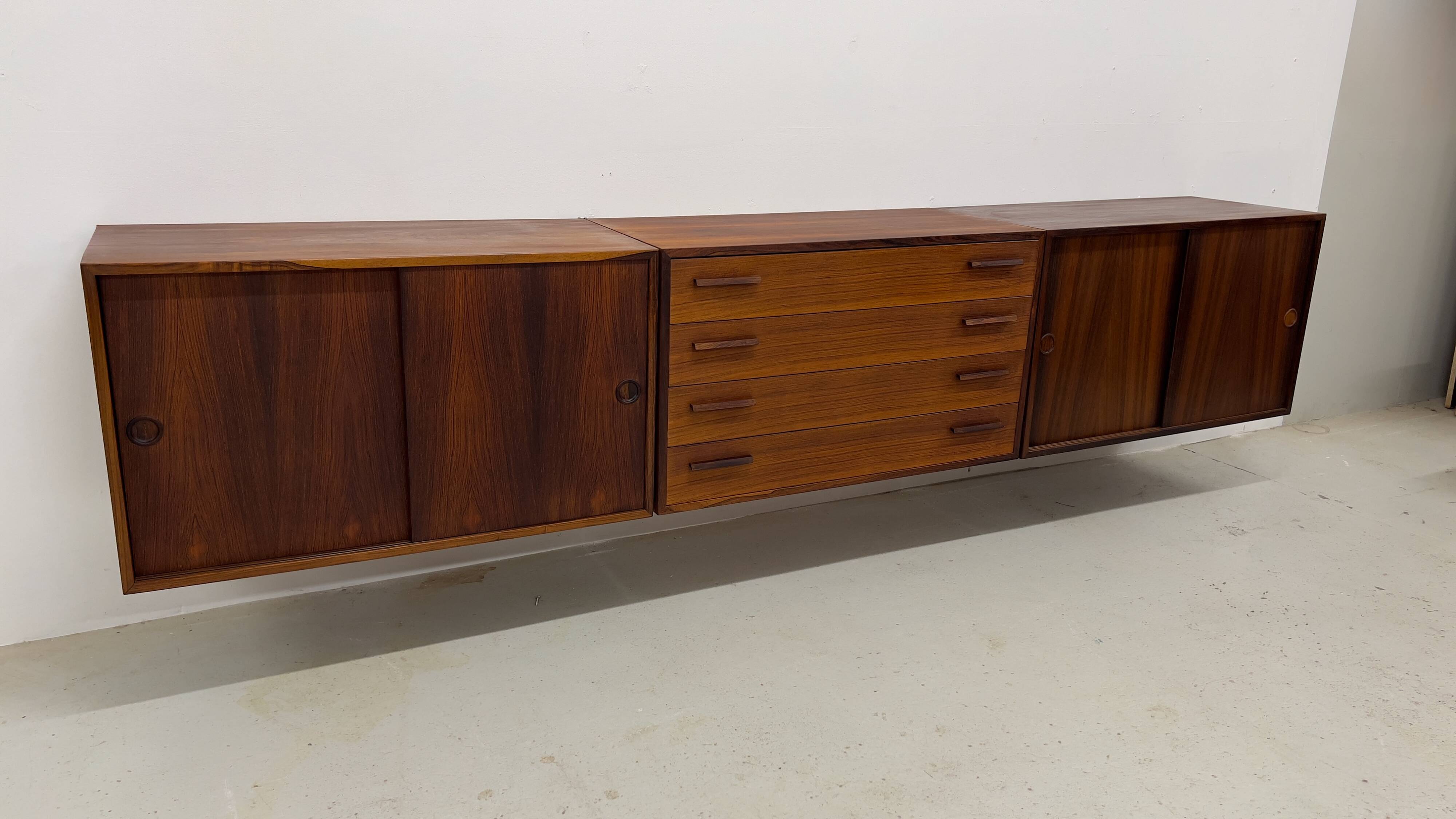 Enfilade murale par Kai Kristiansen pour Feldballes, 1960