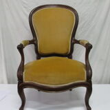 Fauteuil ancien Louis XV époque  Napoleon III