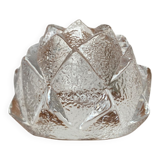 Nimbus Glass Candle Holder by Berit Johansson for Orrefors, Sweden, 1970s