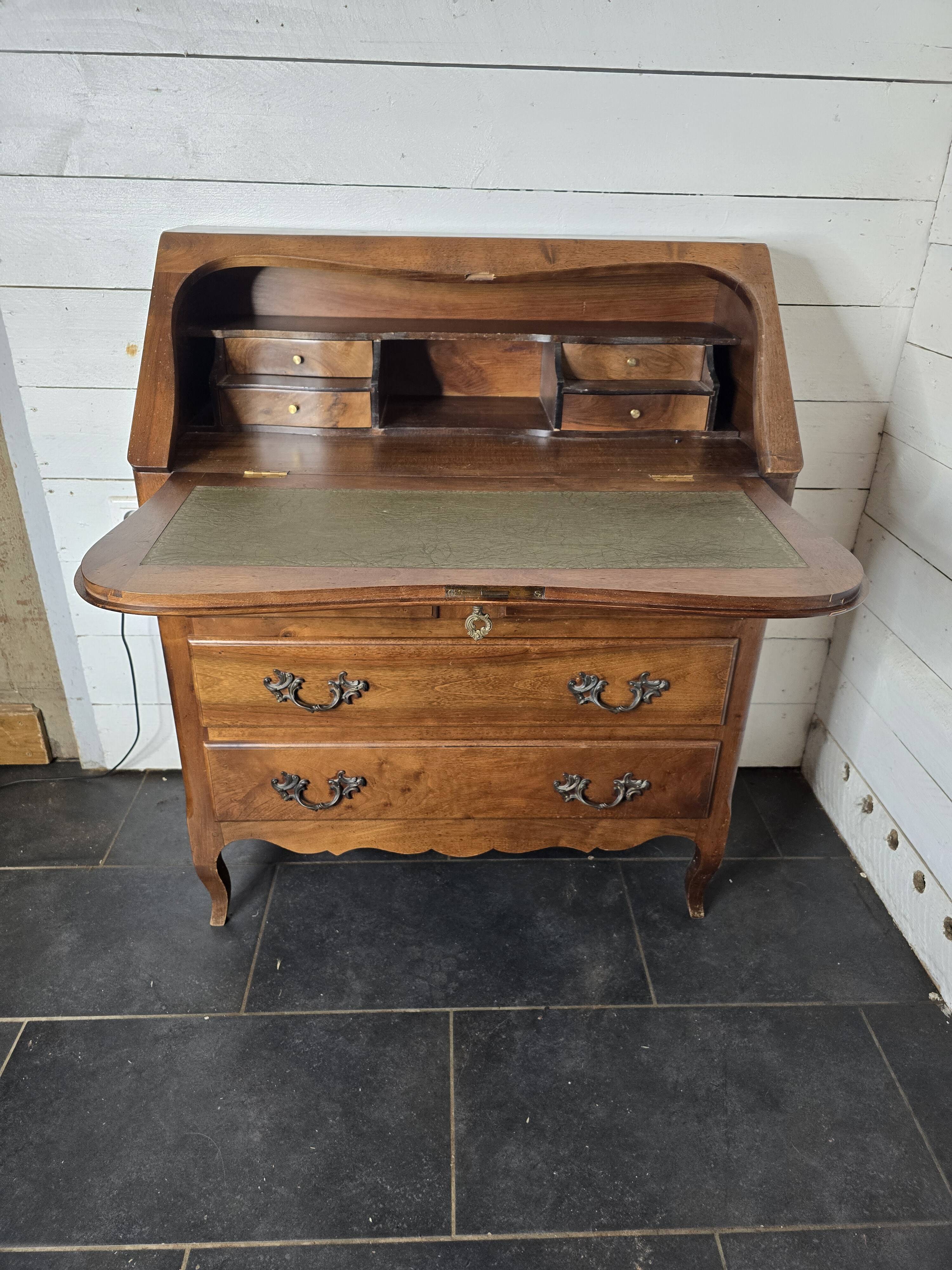 Walnut donkey desk