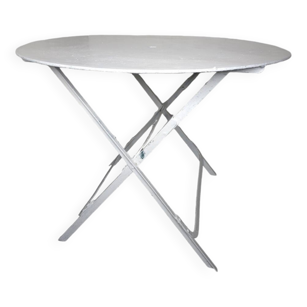 Table de jardin pliante en fer