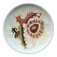 Vintage decorative dish Kerbigot ceramic 20th century