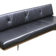 Canapé banquette 4 places en cuir