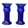 Pair of Holmegaard cobalt blue vases – Scandinavian design – Michael Bang
