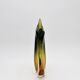 Murano Vase Flavio Poli Seguso Sommerso Green Amber Design 1950s