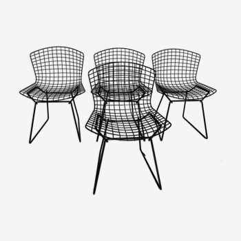 Suite of four chairs From Harry Bertoia for Knoll 70s