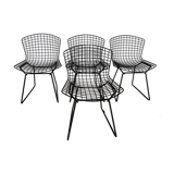 Suite of four chairs From Harry Bertoia for Knoll 70s
